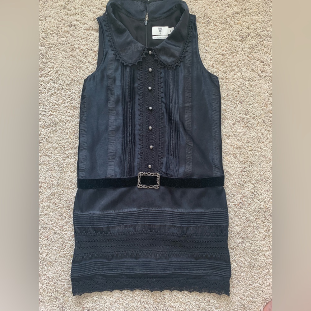 Anna Sui black dress